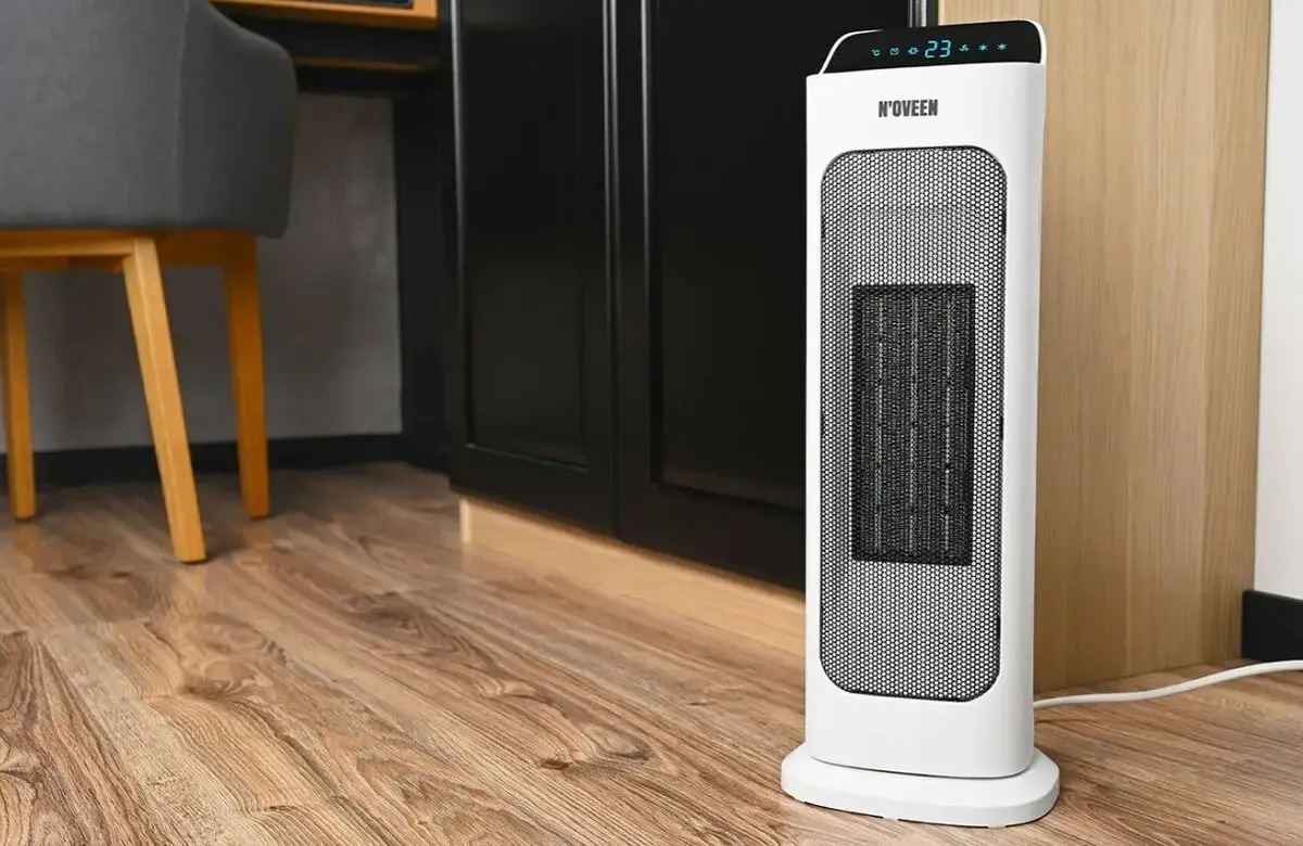 Radiator ceramic Smart WiFi, 2 trepte de incalzire, Termostat, Time, Telecomanda