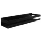 Raft de depozitare universal Ruhhy XXL, Inox, 50 x 10.5 cm, Negru - imagine 3