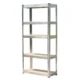 Raft depozitare, metalic, 5 polite, 175 kg, 90x40x180 cm - imagine 2