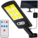 Reflector solar Izoxis cu panou separat, cablu 5m, 120 LED-uri, senzor, 4 moduri de operare, telecomanda, 24W, IP65 - imagine 4