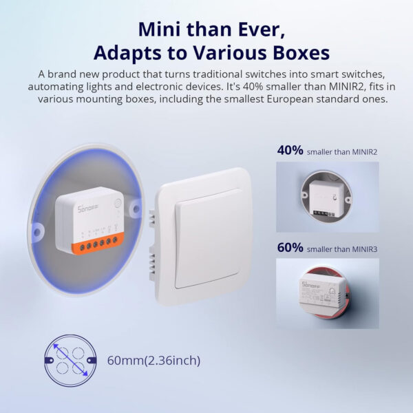 Releu Smart Wifi Sonoff MINIR4 - imagine 3