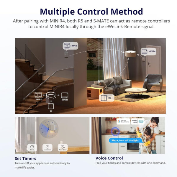 Releu Smart Wifi Sonoff MINIR4 - imagine 6