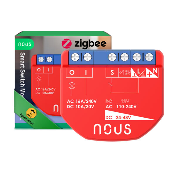 Releu inteligent Nous B1Z, 16A, ZigBee, 1 canal - imagine 1