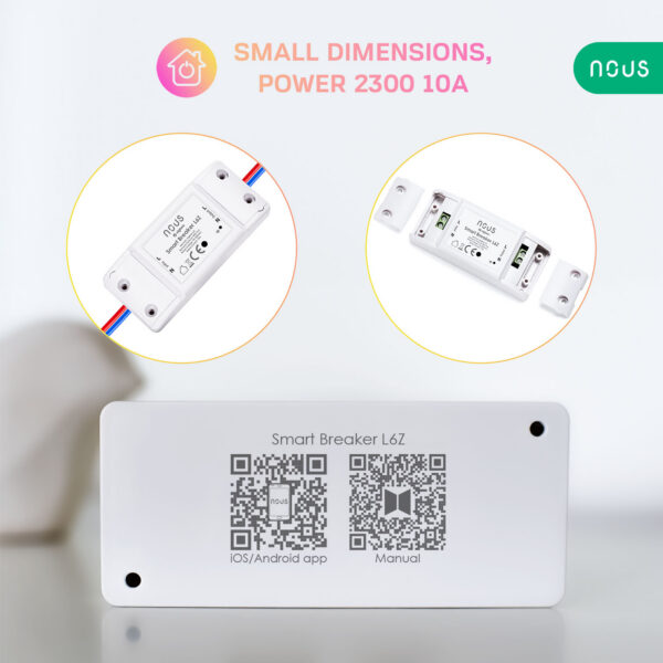 Releu wireless Nous L6Z, 10A, ZigBee - imagine 4