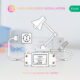 Releu wireless Nous L6Z, 10A, ZigBee - imagine 3