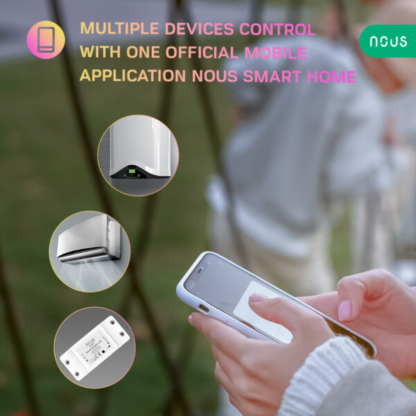 Releu wireless Nous L6Z, 10A, ZigBee - imagine 5