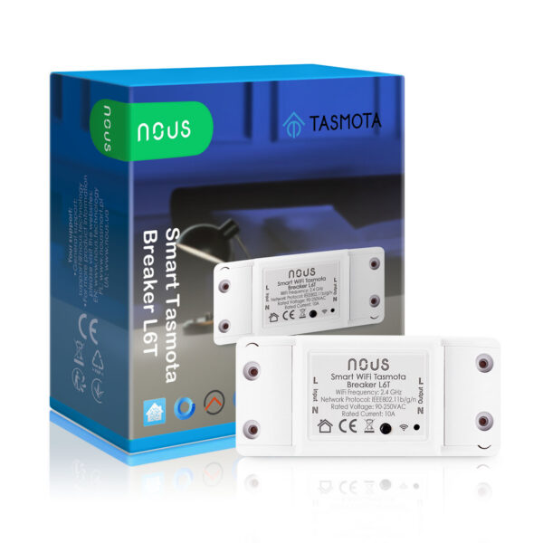 Releu wireless Nous L6T, 10A, Tasmota - imagine 1
