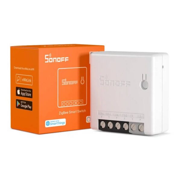 Releu Smart Wifi Sonoff ZigBee Mini, Programare, Control de la distanta, Protocol ZigBee 3.0 - imagine 1