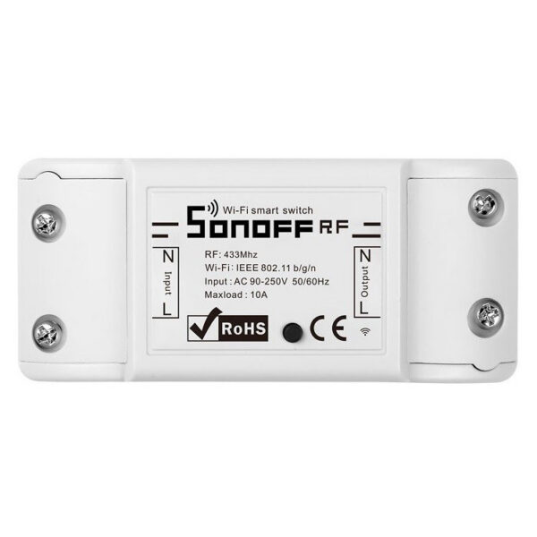 Releu wireless Sonoff Basic  RF 433 Sonoff RFR2, 10A - imagine 1
