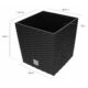 Ghiveci de flori, Prosperplast, Rato Low, patrat, imitatie ratan, antracit, 22.3x22.3x22.8 cm - imagine 2