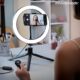 Selfie Ring Light Cu Trepied Si Telecomanda Youaro Innovagoods, 10 nivele de intensitate, 120 LED, 3 tipuri lumina - imagine 2