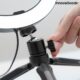 Selfie Ring Light Cu Trepied Si Telecomanda Youaro Innovagoods, 10 nivele de intensitate, 120 LED, 3 tipuri lumina - imagine 7