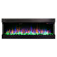 Semineu Electric incorporabil sau de perete 3D Dalas Elite, 30 de combinatii de culori, 152,4 x 49,3 cm, Incalzire, Termostat, Telecomanda, Timer, 1500W - imagine 3
