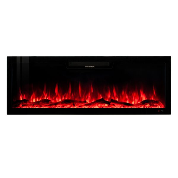 Semineu Electric incorporabil 3D Vegas Light Fire, 10 teme de culoare, 106,7 x 45,7 cm, Functie incalzire, Telecomanda, Timer, 1500W - imagine 9