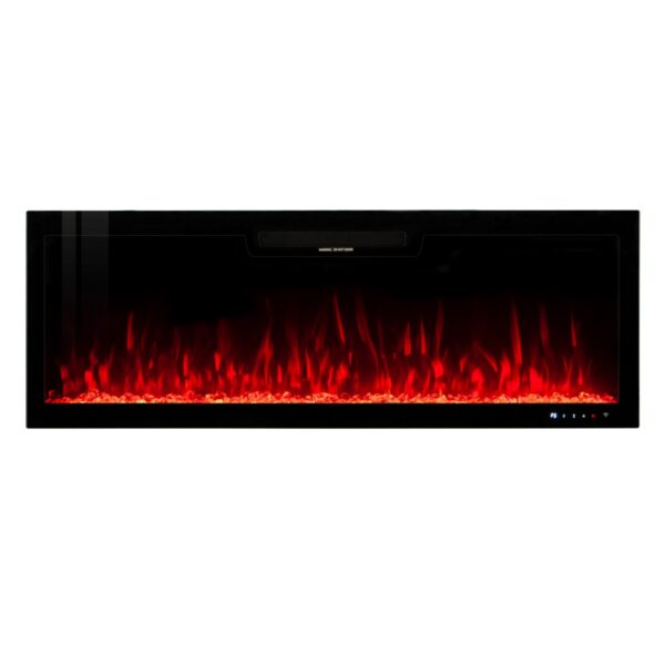Semineu Electric incorporabil 3D Vegas Light Fire, 10 teme de culoare, 106,7 x 45,7 cm, Functie incalzire, Telecomanda, Timer, 1500W - imagine 11