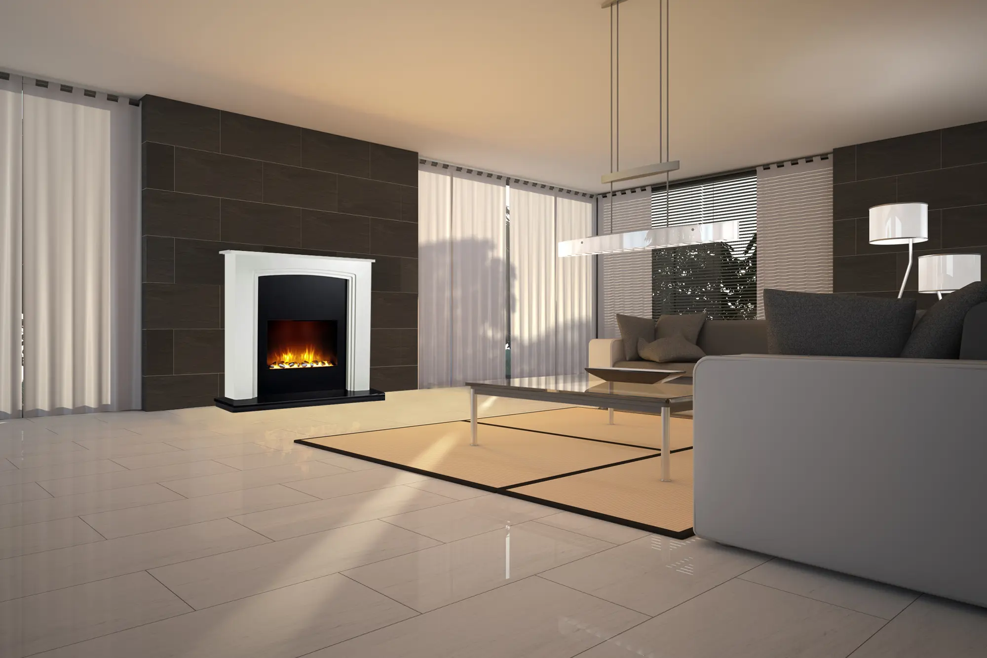 Semineu Electric Luxe Fire 3D, 2 Trepte de Incalzire, dimensiuni 80 x 80 x 25 cm, MDF Alb 1 Semineu Electric Luxe Fire 3D, 2 Trepte de Incalzire, dimensiuni 60 x 80 x 25 cm, MDF Alb