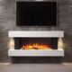 Semineu Electric Luxe Fire 3D cu Sunet busteni, Smart WIFI, 132 cm, 7 teme de culoare, Functie incalzire, Telecomanda, Timer, 1000W/ 2000W - imagine 2