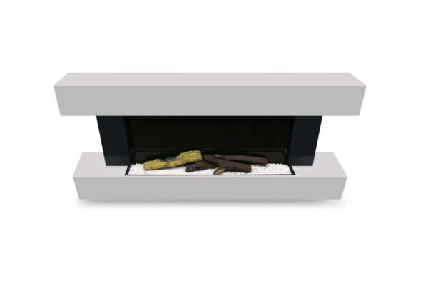 Semineu Electric Luxe Fire 3D cu Sunet busteni, Smart WIFI, 132 cm, 7 teme de culoare, Functie incalzire, Telecomanda, Timer, 1000W/ 2000W - imagine 11