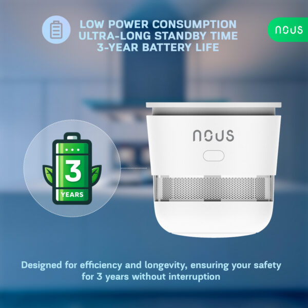 Senzor Smart de Fum Nous E8, Zigbee - imagine 4