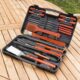 Servieta Gratar Barbecase InnovaGoods 18 Piese, Otel Inoxidabil, Design Compact - imagine 6