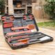 Servieta Gratar Barbecase InnovaGoods 18 Piese, Otel Inoxidabil, Design Compact - imagine 7