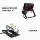 Set 2 proiectoare de podea LED RGB Lepro, Telecomanda , 15W, IP65 waterproof - imagine 5