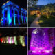 Set 2 proiectoare de podea LED RGB Lepro, Telecomanda , 50W, IP65 waterproof - imagine 7