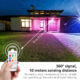 Set 2 proiectoare de podea LED RGB Lepro, Telecomanda , 15W, IP65 waterproof - imagine 3