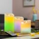 Set 3 Lumanari LED Multicolore cu Efect de Flacara si Telecomanda Lendles InnovaGoods - imagine 5