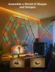 Set 4+1 bara LED Govee Gaming Wall Light, H6063, RGBIC, Smart, Sincronizare Muzica, Wifi, Alexa, Google Assistant - imagine 3