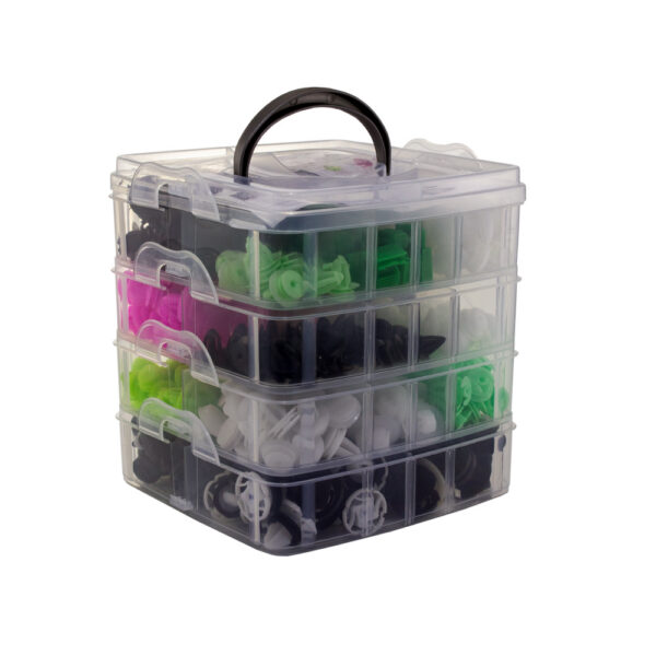 set-470-buc-cleme-din-plastic-5-unelte-0021.jpg Set cleme din plastic Carguard, 470 bucati + 5 unelte - imagine 1