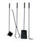 Set accesorii semineu, suport cu 4 piese, 81 cm - imagine 5