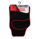 Set covorase auto textile universale, negru/rosu, Carguard, 64 x 44 cm / 44 x 29 cm - imagine 2