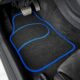 Set covorase auto textile universale, negru/albastru, Carguard, 64 x 44 cm / 44 x 29 cm - imagine 3