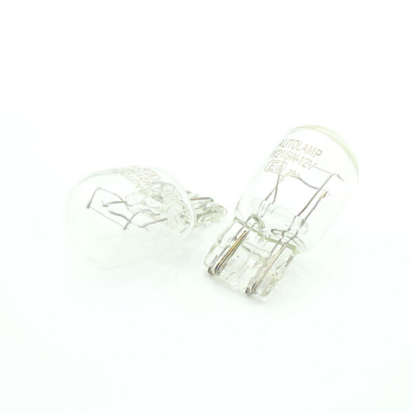 Set 2 becuri W21/5W 12V Carguard, dublu filament - imagine 2