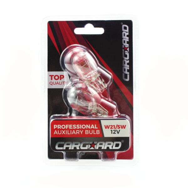 set-de-2-becuri-auto-w215w-carguard.jpg Set 2 becuri W21/5W 12V Carguard, dublu filament - imagine 1