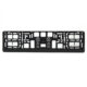 Set 2 suporti Carguard pentru numere de inmatriculare, negru, plastic flexibil - imagine 3