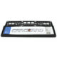 Set 2 suporti Carguard pentru numere de inmatriculare, negru, plastic flexibil