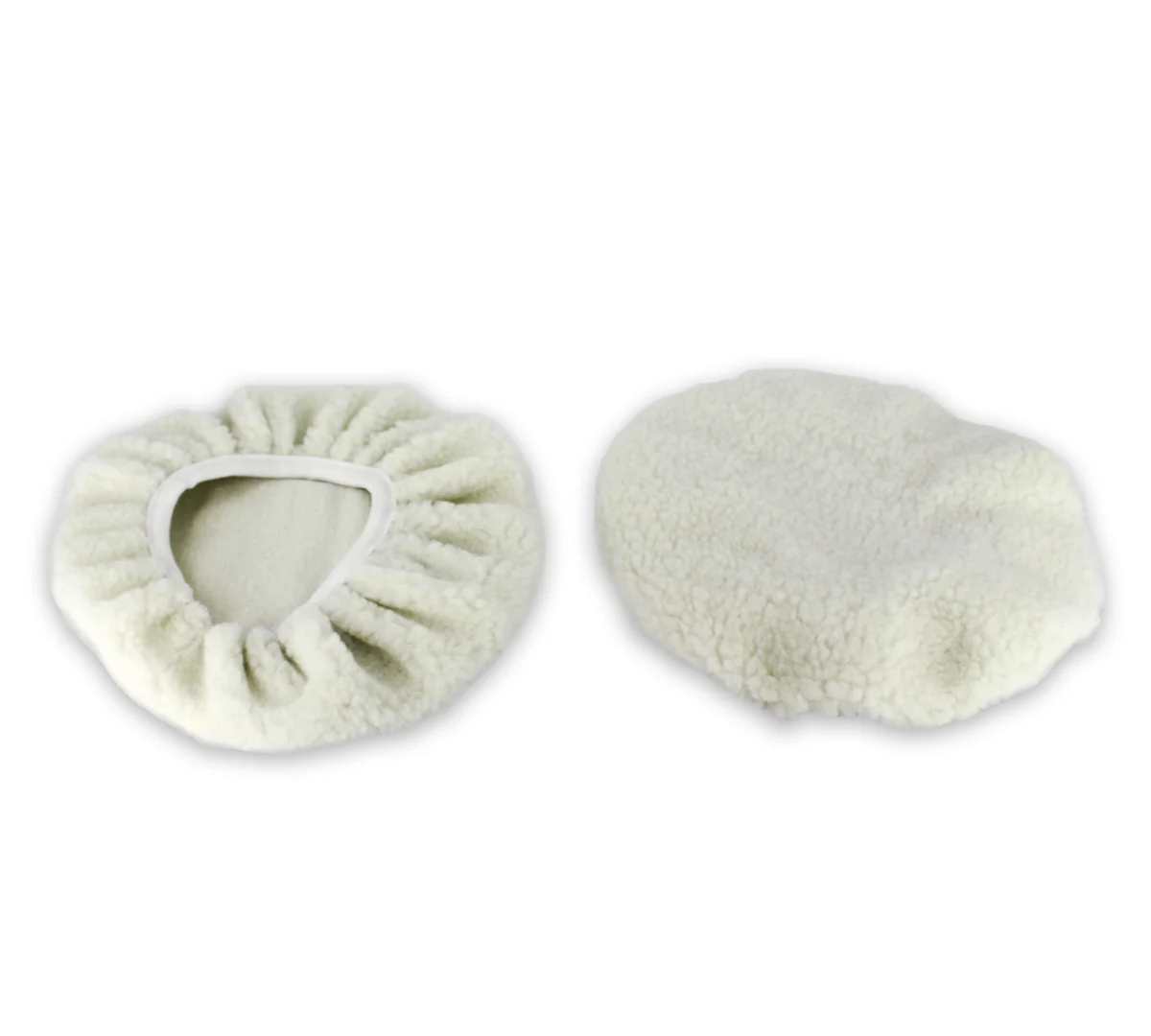Set 2 calote lustruire din lana Alpin, diametru 18 cm 2 Set 2 calote lustruire din lana Alpin, diametru 18 cm