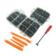 Set de 620 cleme din plastic Carguard, 16 tipuri, 5 unelte incluse - imagine 3