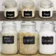 Set etichete autoadezive reutilizabile, 24 bucati, cu marker alb, lavabile, dimensiuni 5x3.5 cm, Negru - imagine 4