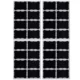 Set etichete autoadezive reutilizabile, 24 bucati, cu marker alb, lavabile, dimensiuni 5x3.5 cm, Negru - imagine 2