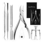 Set pedichiura, Soulima, trusa ingrijire unghii incarnate, 6 instrumente otel inoxidabil