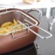 Set Tigaie Multifunctionala 5 in 1 Copper Coppans InnovaGoods, 24 x 9 x 24 cm, pentru fript, fiert, prajit, gatit la abur si gatit la cuptor - imagine 4