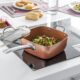 Set Tigaie Multifunctionala 5 in 1 Copper Coppans InnovaGoods, 24 x 9 x 24 cm, pentru fript, fiert, prajit, gatit la abur si gatit la cuptor - imagine 2