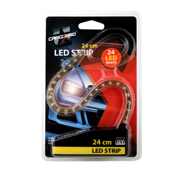 Banda LED auto Carguard, 24 cm, 24 LED, flexibila, 12V - imagine 3