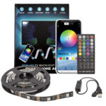 Banda LED SMART pentru iluminare fundal TV 50”-65”, RGB, Bluetooth, SunShine