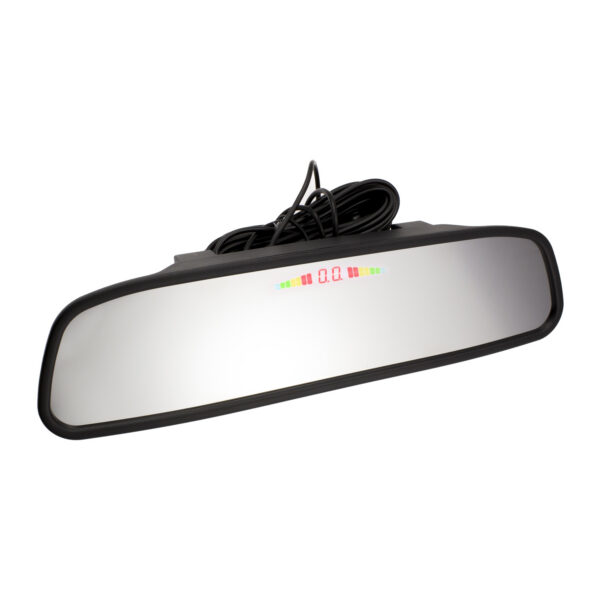 Set senzori de parcare Carguard, cu afisaj in oglinda, raza actiune 0-2 m, 4 senzori - imagine 2