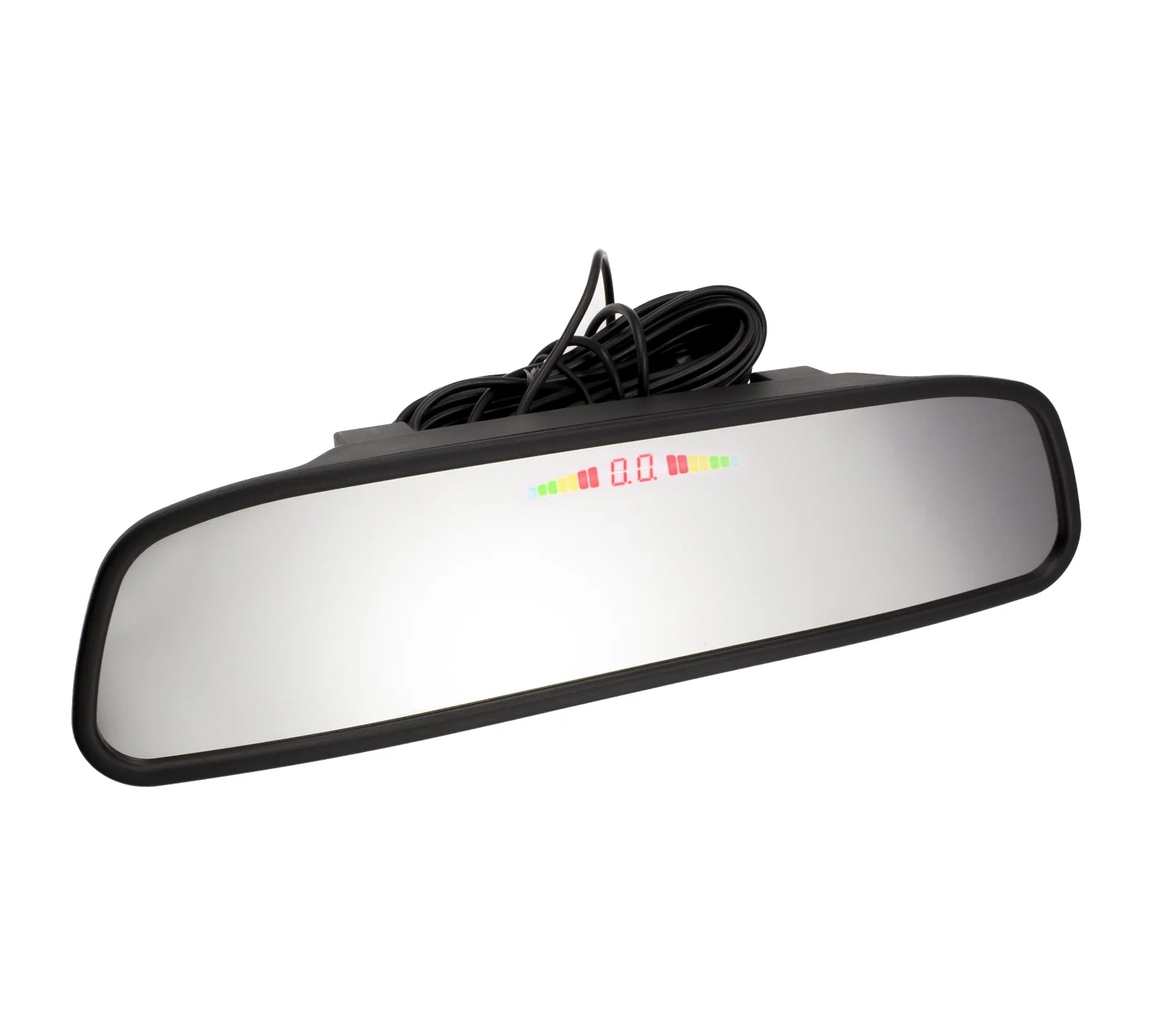Set senzori de parcare Carguard, cu afisaj in oglinda, raza actiune 0-2 m, 4 senzori