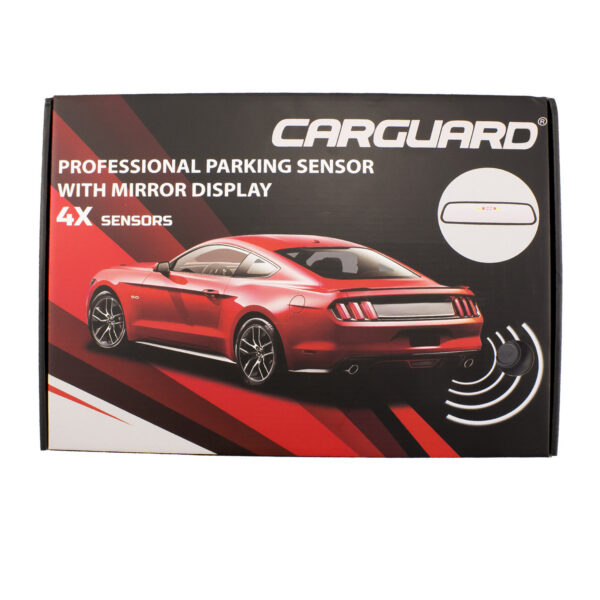 Set senzori de parcare Carguard, cu afisaj in oglinda, raza actiune 0-2 m, 4 senzori - imagine 8